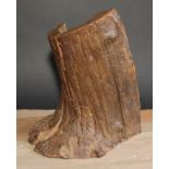 Natural History - a sculptural section of bog wood, 27cm high