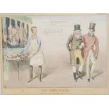 The Game Act of 1831 - Thomas McLean (pub), John Doyle, after, a caricature, The Game Stall, printed