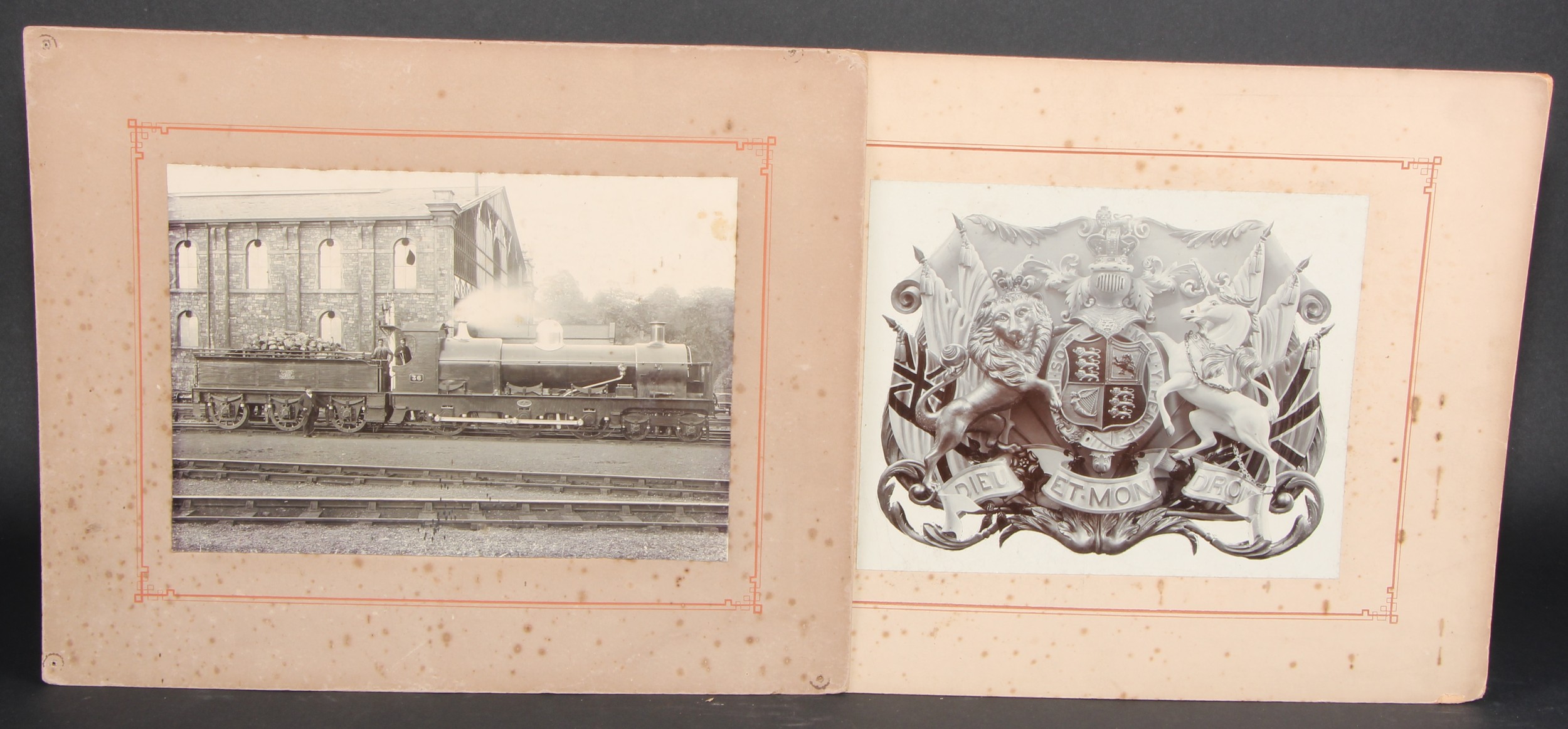 Photography - Railwayana - a collection of 19th century photographs of railway locomotives, many - Image 6 of 8