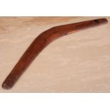 An Australian Aboriginal boomerang, 58.5cm long, early 20th century