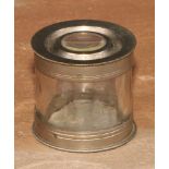 A French pocket field microscope or specimen magnification box, 4cm high, marked Modele Depose, c.