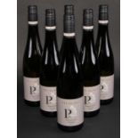 Wines - six bottles, Pieroth Bingerbrucker Riesling, 2019, 10% vol, 750ml