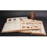 Postcards and Photography - an Edwardian family album, containing annotated sepia photographic