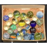 Juvenalia - a collection of 19th century glass marbles