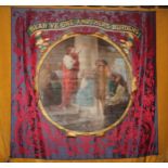 Friendly Society, Trade Union and Masonic Interest - a large early 20th century marching banner,