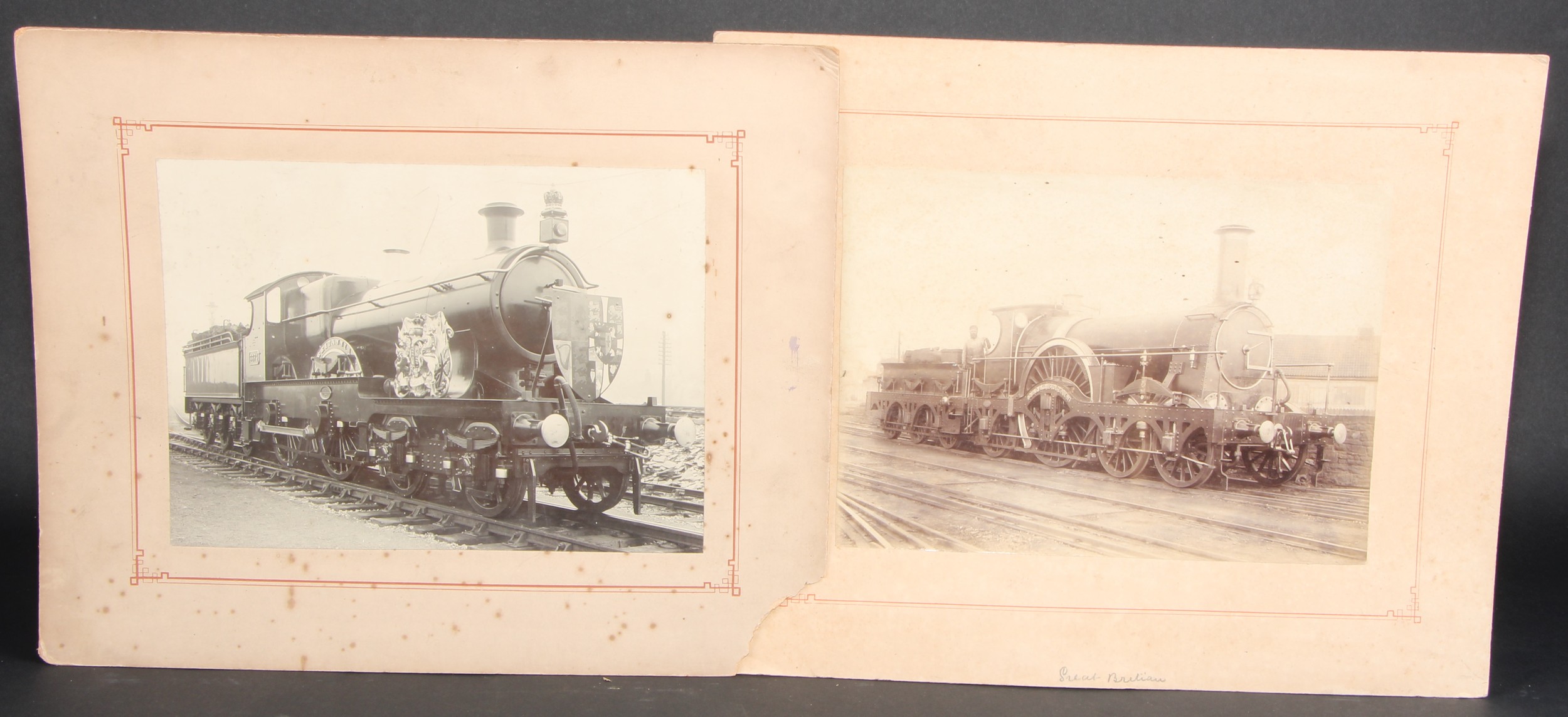 Photography - Railwayana - a collection of 19th century photographs of railway locomotives, many - Image 4 of 8