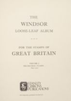 Stamps - GB Windsor album volume 1, 1840-1970, excellent collection from 1841 onward, 1d reds, all