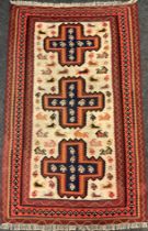 A North west Persian Senneh Kilim rug, 165cm x 100cm.