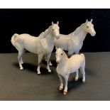 Beswick - Two Beswick Welsh horses,21cm high, conforming foal (3)