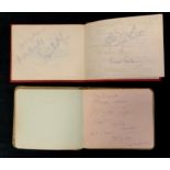 Autographs - signatures include Richard Burton, Martin Young, M I Hewitt, assorted sketches, poems