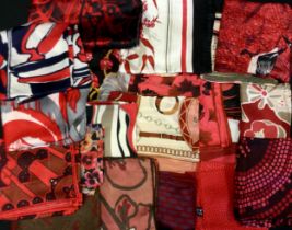 Fashion - Vintage and Later 20th century silk scarves - Jacqmar, Brent Goose pattern, Richard Allen,