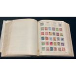 Stamps - world wide stamp album Victorian and later inc penny reds, rounds etc, countries in Canada,