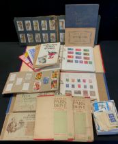 Stamps & Cigarette Cards - late 19th century and later all world stamps, in albums and loose, inc