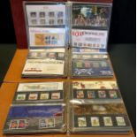 Stamps - Presentation packs, FDCs etc in three Albums, inc Crown Jewels, Thomas the Tank Engine,