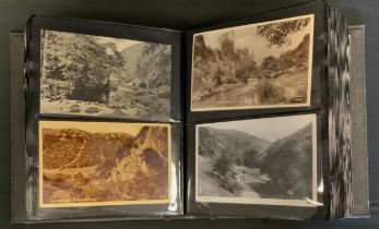 Postcards & Ephemera - large collection of mostly local Derbyshire interest postcards, inc Matlock