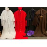 Fashion & Textiles - Stage costume, Pamela jean Costume Hire, ecclesiastical robes, Bishop, Monks