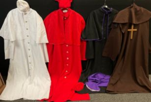Fashion & Textiles - Stage costume, Pamela jean Costume Hire, ecclesiastical robes, Bishop, Monks