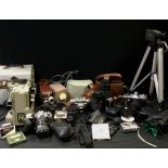 Cameras and equipment - Kodachrome Film camera, Agfa pronto; etc