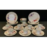 A Royal Worcester Evesham Vale pattern dinner and tea set, for eight, appears unused, with