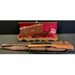 A Crosman Corp. 2260 0.22 calibre, ‘Rabbit-stopper’, air rifle, with Webley 4x32 sight, and