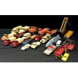 Diecast Vehicles - mostly Dinky Toys inc Euclid Dump Truck, 965, Leyland Comet, Elevator Loader,