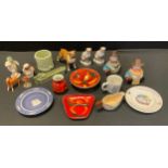 Ceramics - Beswick Brindle Boxer Dog, Foal, Snowman Running, Beswick Beatrix Potter , Poole