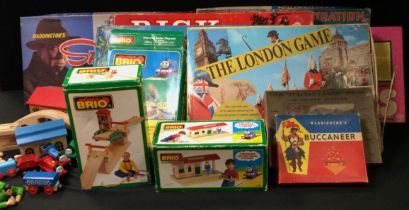 Toys and Brio sets, Thomas the tank engine and friends; games etc