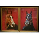 Interior design - Arcangelo Maraga, after, a pair, Horse studies, lithographic prints, each