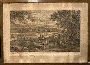 After Adam Frans Van der Meulen (1632-1690) la Ville de Gray en Franche Comte, Prospectus Greyaci,