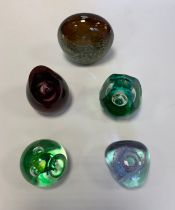 Glass paperweights - a Caithness glass paperweight, ‘Reincarnation’, in green glass, limited edition