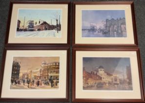 Peter Owen Jones (British, 20th century), by and after, a set of four, signed, limited edition