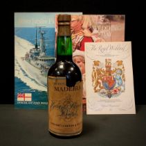 A full sealed bottle of 1981 Royal Wedding Madeira, Cossart Gordon & Co Ltd, Special Reserve Bual,