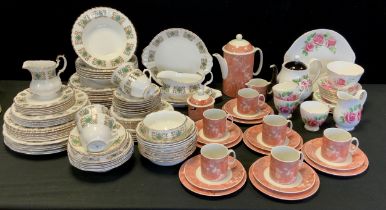 A Villeroy & Boch porcelain Siena pattern coffee set, for six, inc coffee pot, cream jug, sucrier