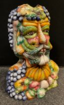 After Giuseppe Arcimboldo Intrada Italian bust of 'Vertumus',47cm high