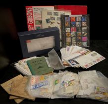 Stamps - GB and all world in albums and loose inc FDCs, proof sets, etc qty