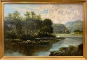 Francis E. Jamieson (1895-1950) Windermere signed, oil on canvas, 50.5cm x 76cm.