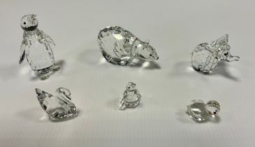 Swarovski crystal - Penguin, Polar Bear, Elephant, Swan etc (6)