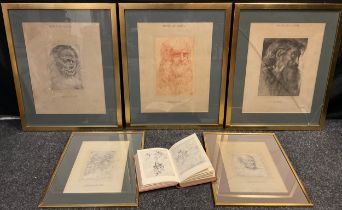 A set of three reproduction museum lithographs - ‘Musee du Louvre’, Leonardo de Vinci, Titian, and a