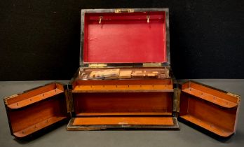 A Victorian coromandel games compendium box, by Leuchars & Son, 38 & 39 Piccadilly, London, c.1870