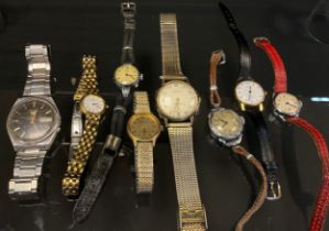 Watches- Seiko automatic 7S26-3140 stainless steel cased wristwatch; others Bernex manual, Ingersoll