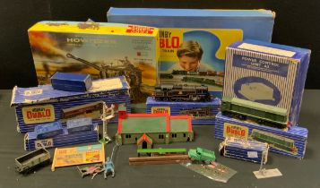 Toys and Juvenalia - Hornby Dublo OO Gauge trains including EDP 12, duchess of Montross,