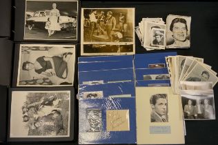 Autographs and auto-pen collectors press photocards, - inc Tommy Hardy, Lyndon Brook, Nixon Grey,