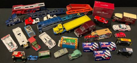 Toys - Diecast vehicles, Impy Freight Express No 5, boxed, Solido Alfa Romeo concept Coupe,