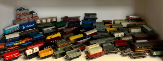 Toys - Tri-ang, Hornby Dublo, Trix and other OO Gauge rolling stock, inc Interfrigo refrigerator