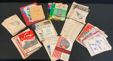 Football Programs - 1950s and later, local interest clubs, inc Chesterfield, Mansfield Town,