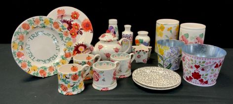 Emma Bridgewater Ceramics etc inc vases, plates, cups, Teapot, planters etc assorted patterns and