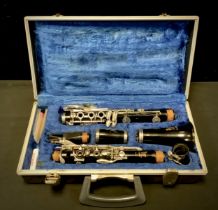 A Boosey and Hawkes of London Regent clarinet, cased