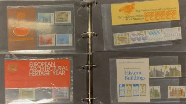 Album of GB pre and post decimal presentation packs