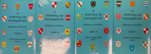 Books - A set of four volumes Gladwyn Turbutt, ’A History of Derbyshire’(4)