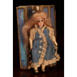 A Lanternier et Cie/Limoges (France) bisque head and painted jointed composition bodied doll, of